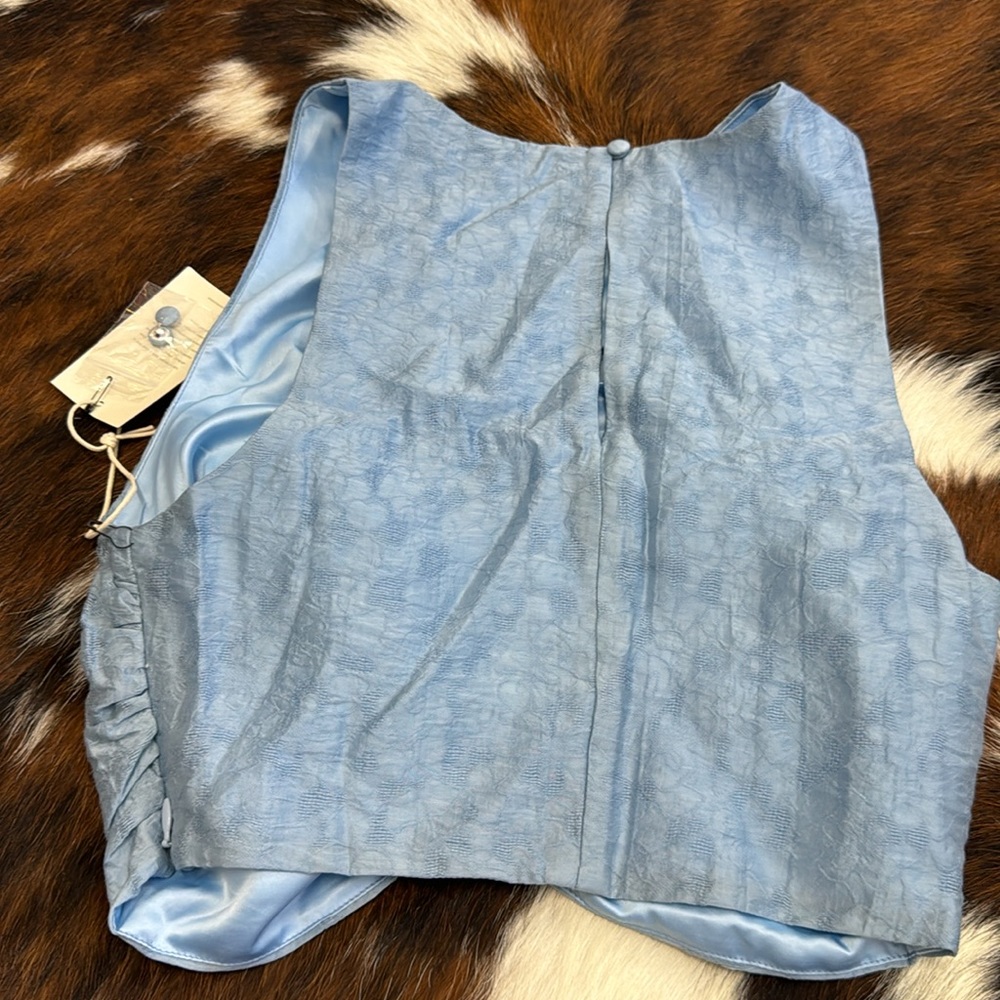 Revolve Tularosa Amy Top in Sea Blue - Picture 5 of 5